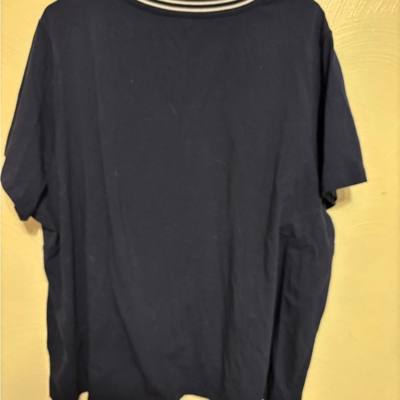 Nautica Men's Navy Blue V-Neck Shirt - Picture 8 of 8
